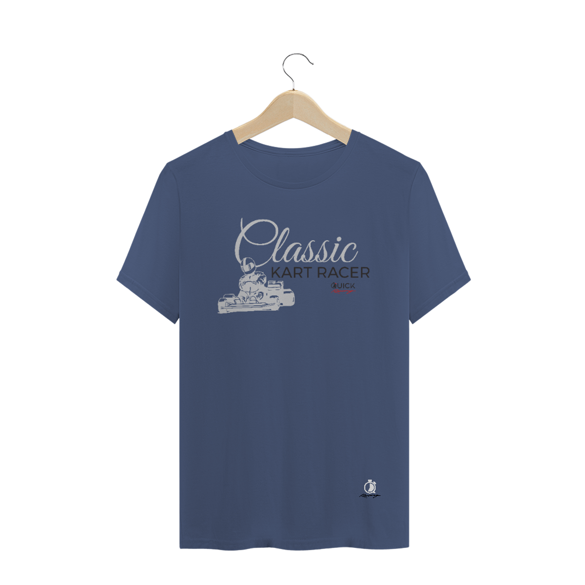 Nome do produto: T-Shirt Estonada Quick Racing | Classic Kart Racer