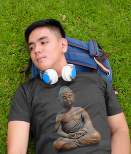 Nome do produtoCamiseta Estonada - Buda e a Meditação - (unissex)