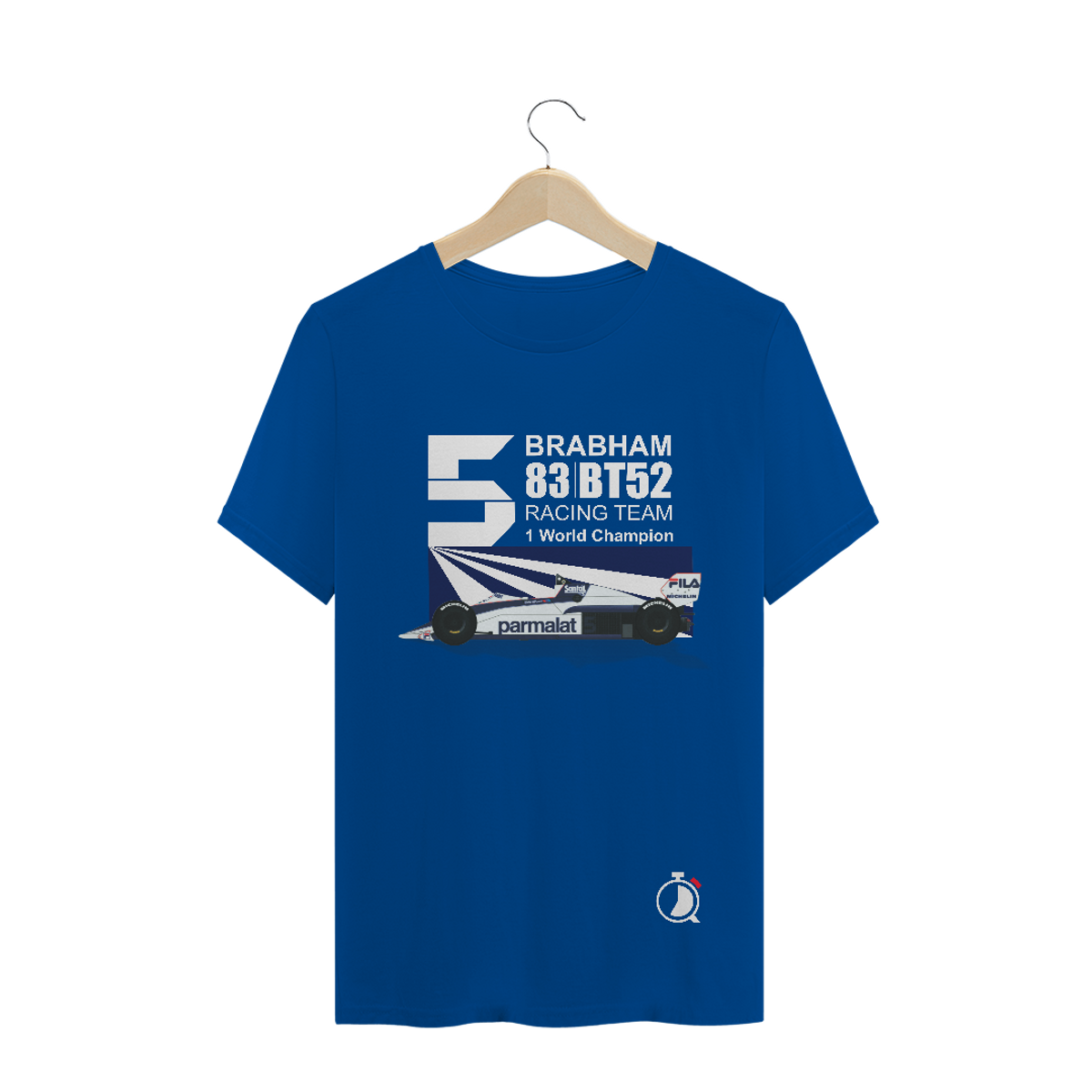 Nome do produto: T-Shirt Quality Quick Racing | Brabham BT52 - 1983