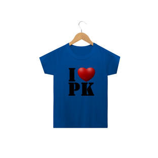 Nome do produtoCamisa Infantil - I Love PK