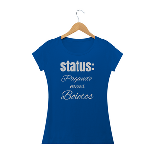 Nome do produtoCamiseta Feminina Status Do Alem - temporada 1.0