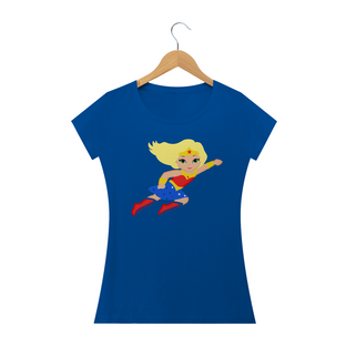 Nome do produtocamiseta Mulher Maravilha loirinha