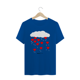 Chuva de Corações, Camiseta Masculina, Bluza.com.br