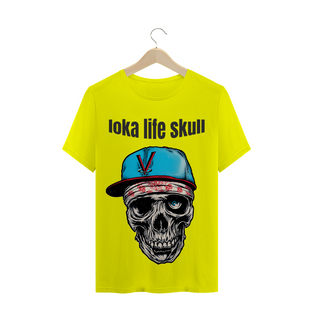 Nome do produtocamiseta - caveira vida loka