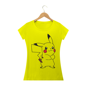 Camiseta Feminina Pikachu 