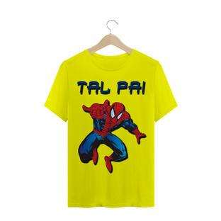 Nome do produtoTal pai - homem aranha - T-shirt Clássica