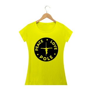 Nome do produtoCamiseta Peace.Love.Pole Baby Long Quality