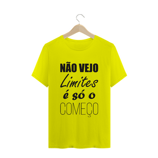 Nome do produtoT-SHIRT QUALITY NÃO VEJO LIMITES É SÓ O COMEÇO