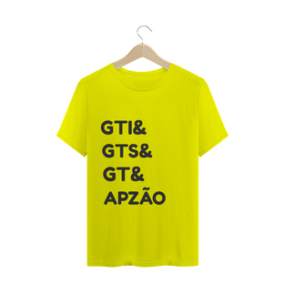 Nome do produtoCAMISETA T-SHIRT - GOL GTI, GTS, GT E APZÃO