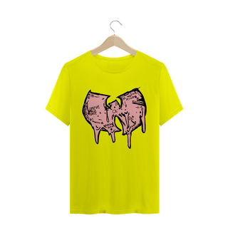 Nome do produtoCamiseta de Malha Quality Wu Tang Clan Logo Draw Grafite Rosa