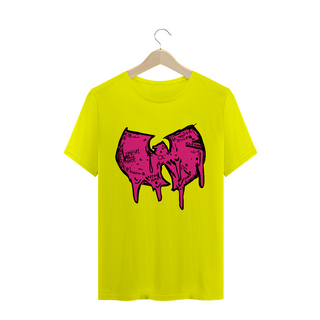 Nome do produtoCamiseta de Malha Quality Wu Tang Clan Logo Draw Grafite Rosa Pink