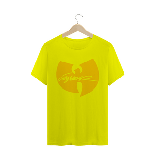 Nome do produtoCamiseta de Malha Quality Wu Tang Clan Wu Wear Logo Signature Amarelo