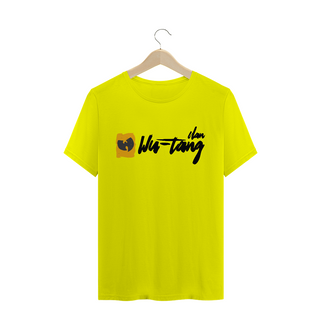 Nome do produtoCamiseta de Malha Quality Wu Tang Clan Assinatura Grafite Preto-Amarelo