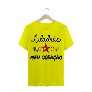 Nome do produtoCamiseta Masculina Luladrão Raptou meu Coração