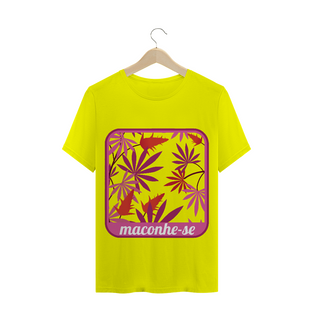 Nome do produtoT-Shirt Maconhe-se Rosa