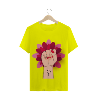 Nome do produtoT-Shirt Feminismo Flor