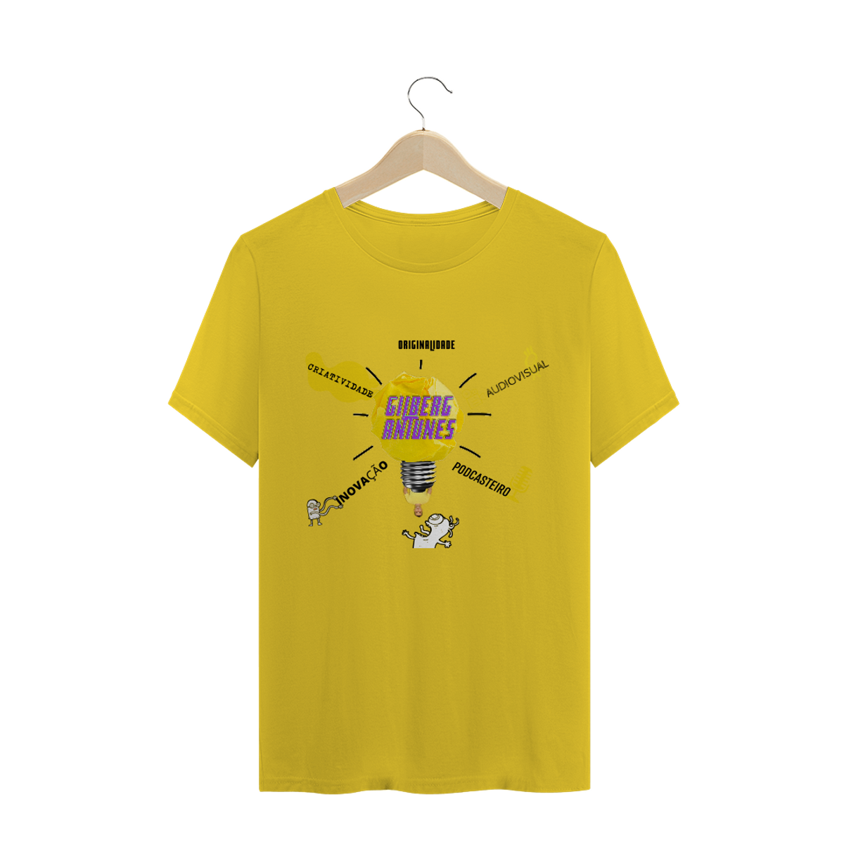 Nome do produto: Camiseta Estonada - GB - Cor Amarelo