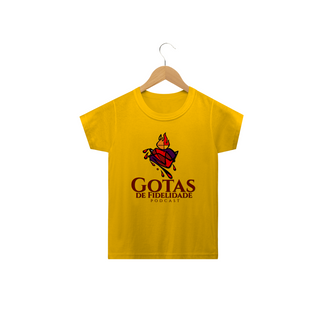 Nome do produtoCamiseta Infantil Gotas de Fidelidade