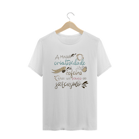 Camiseta Café e Sarcasmo Masc