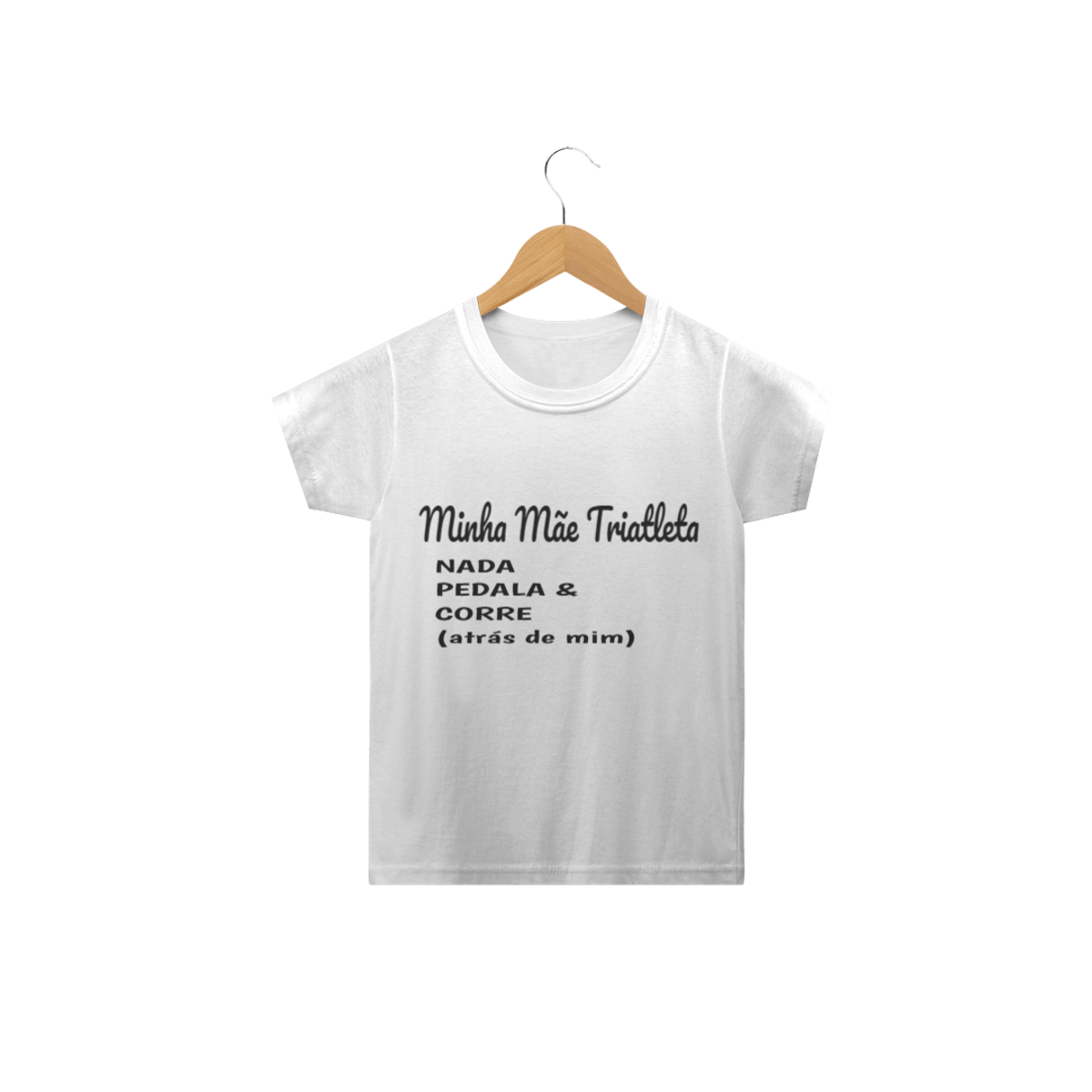 Nome do produtoCamiseta Infantil Mãe Triatleta