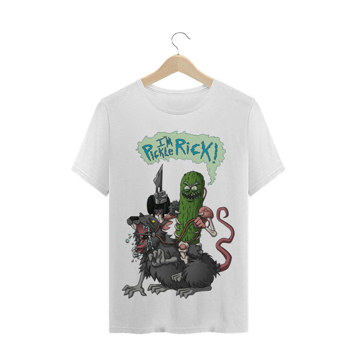 Nome do produto: X shirt - Pickle Rick