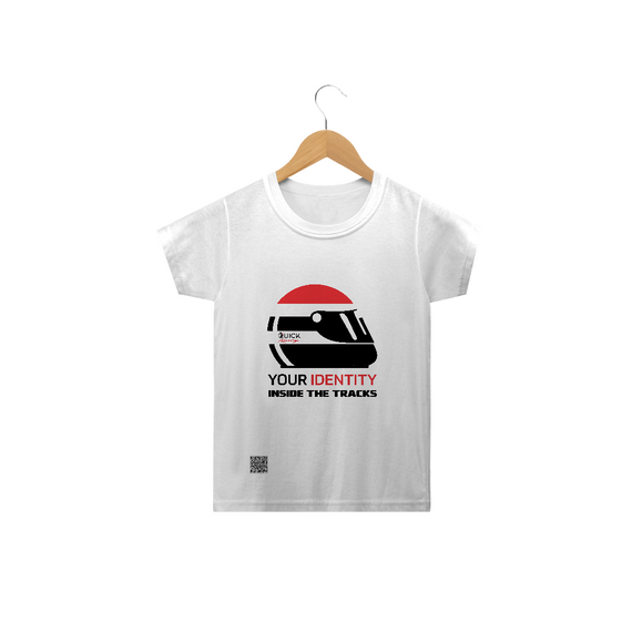 T-Shirt Classic Infantil Quick Racing | Your Identity inside the tracks.