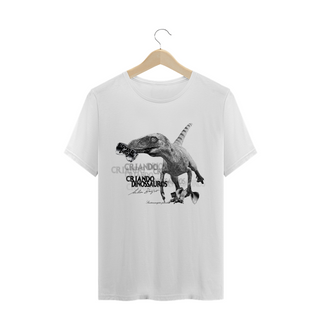 Nome do produtoCamiseta Dinossauro Santanaraptor Branca