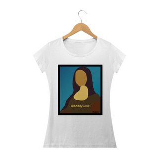Camiseta baby long arte Monalisa Pincelandu