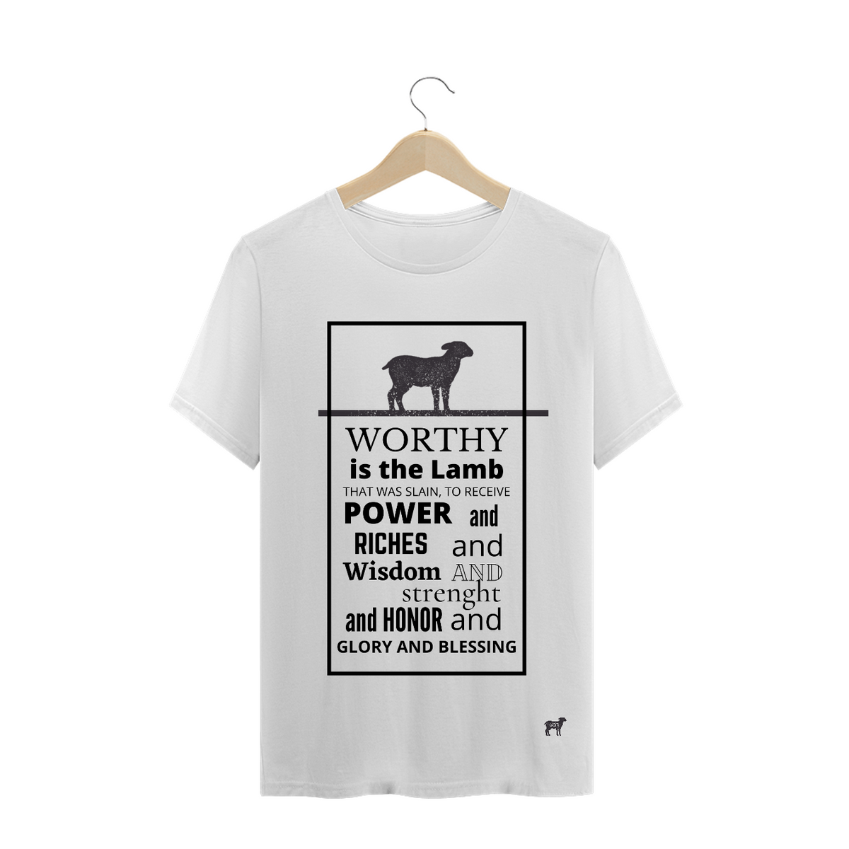 Nome do produto: Camisa AVOD - WORTHY IS THE LAMB AP 5.11,12