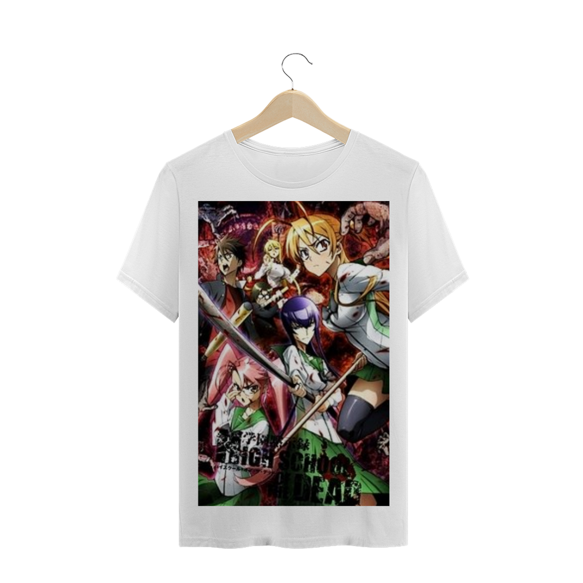 Nome do produtoCamiseta Highschool Of The Dead