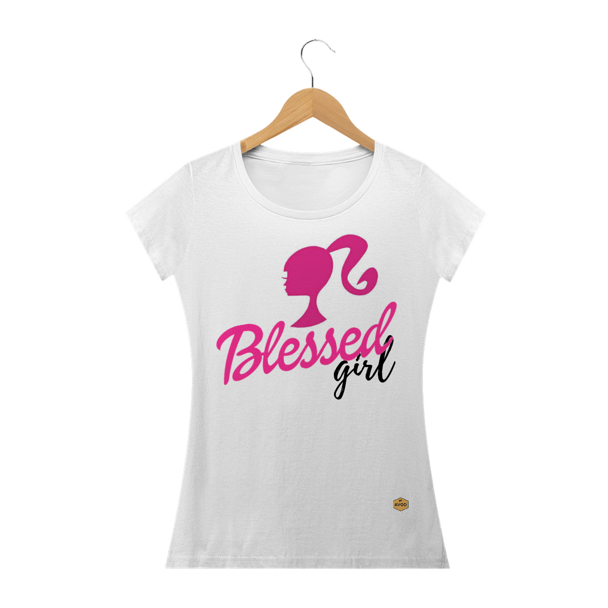 Nome do produto: Camisa Babylook AVOD - BLESSED GIRL 