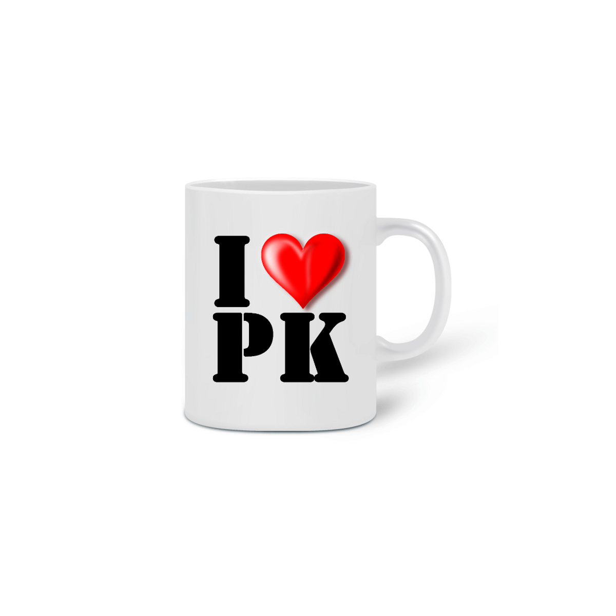 Nome do produtoCaneca - I Love PK