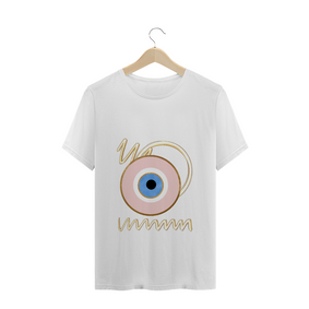 T-shirt Abstrata - Olho Grego Rosa