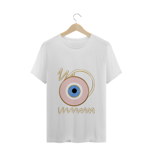 Nome do produtoT-shirt Abstrata - Olho Grego Rosa