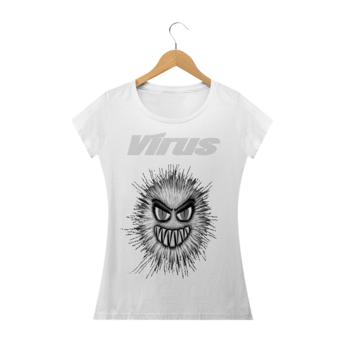 Nome do produto: CAMISETA - Feminina - Vírus 