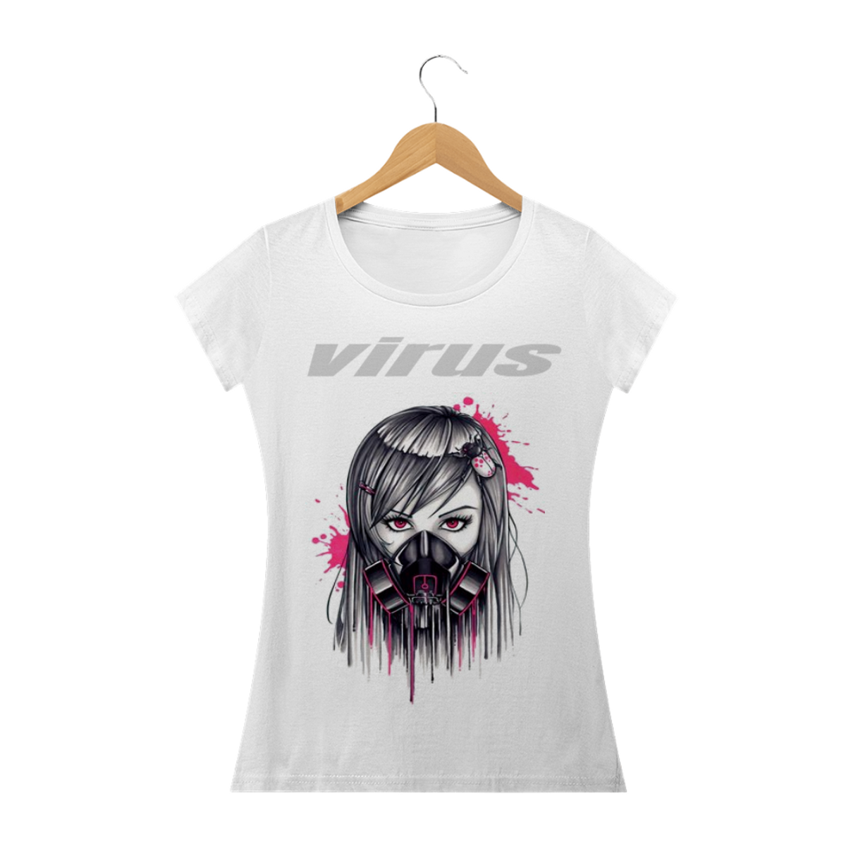 Nome do produto: CAMISETA - feminina - Virus