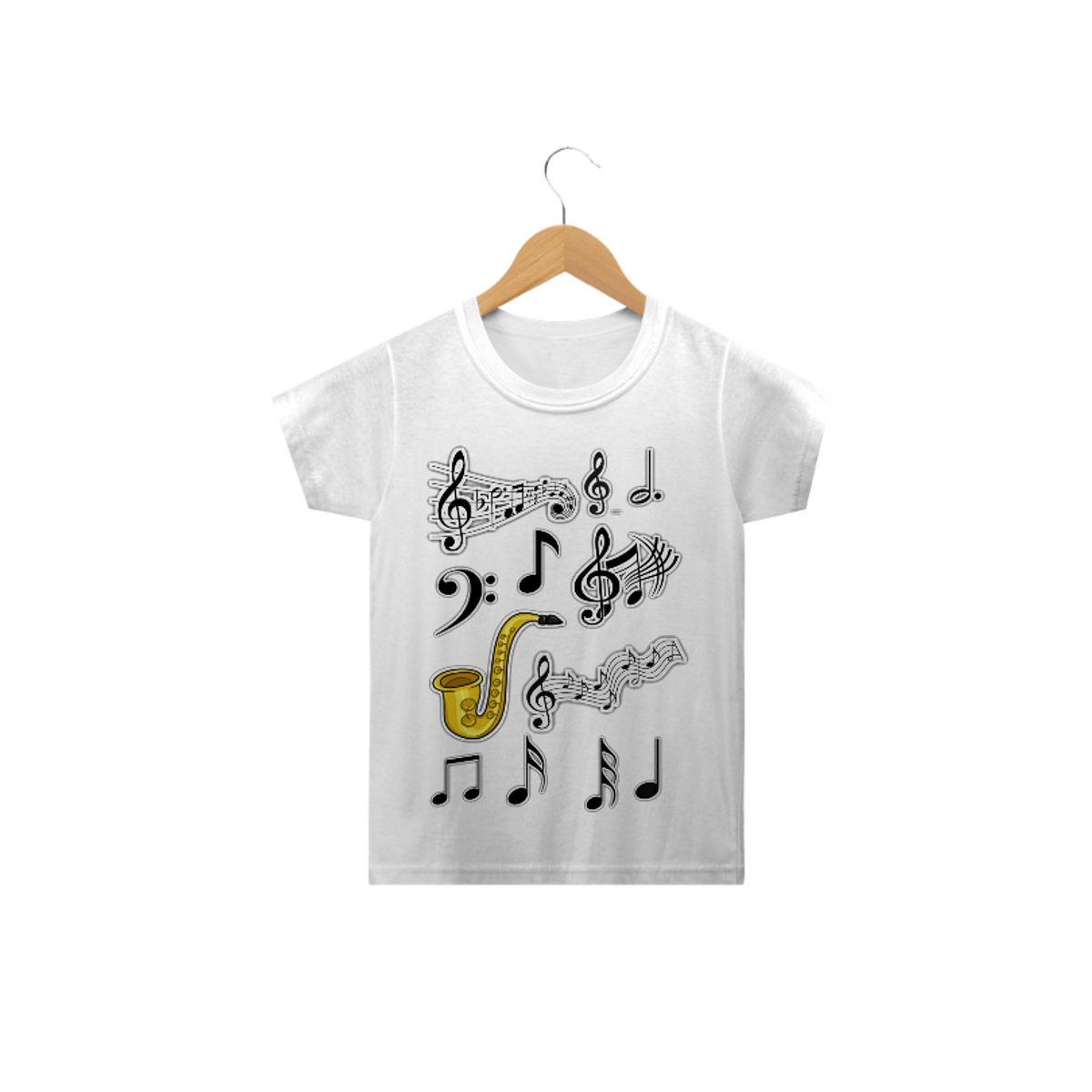 Nome do produto: camiseta - infantil - musica