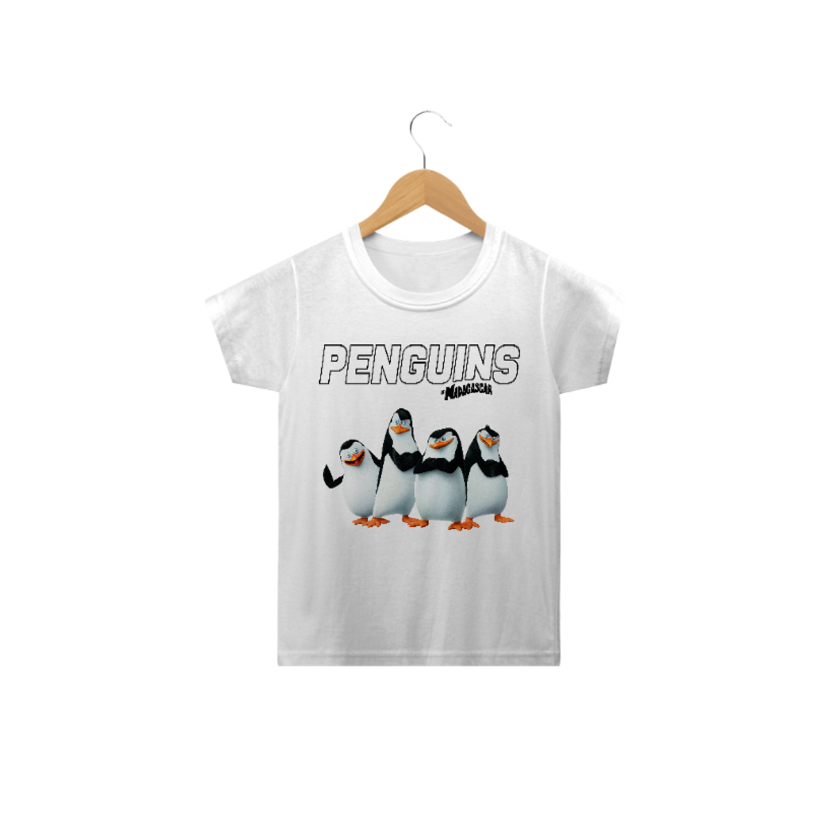 Nome do produto: camiseta - infantil - Os Pinguins De Madagascar