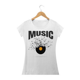 CAMISETA - FEMININA - MUSIC