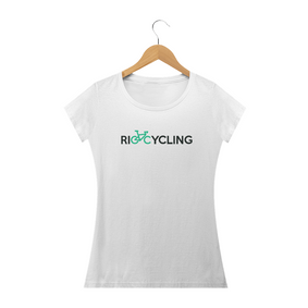 Nome do produto  Camiseta Feminina RioCycling Clássica - Branca