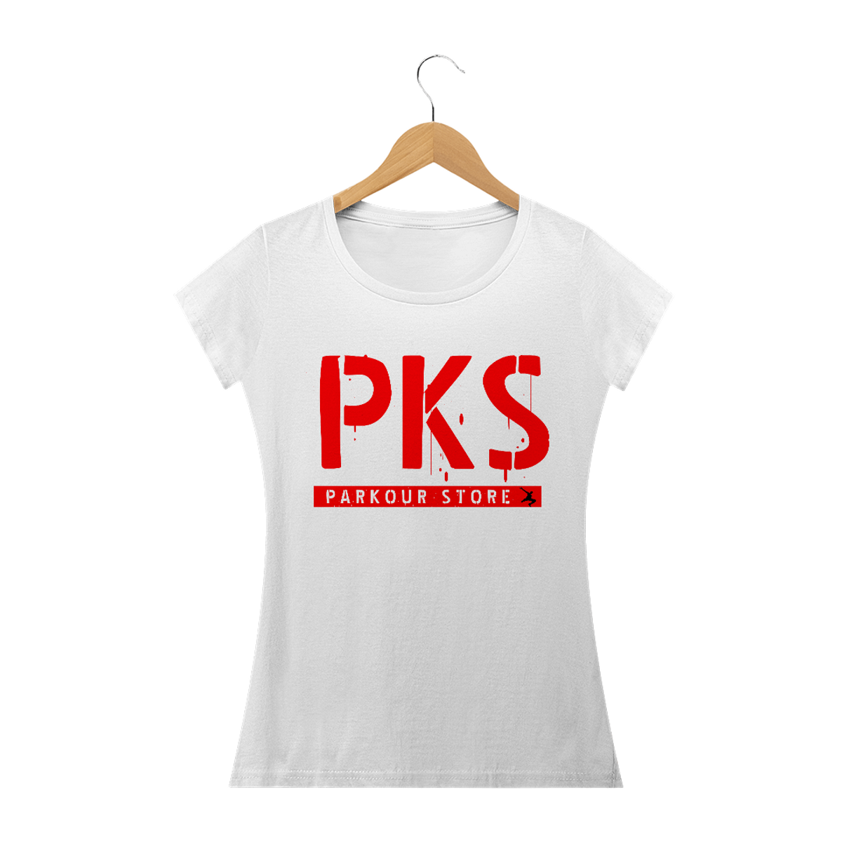 Nome do produtoCamisa Feminina Básica -  Logo PKS