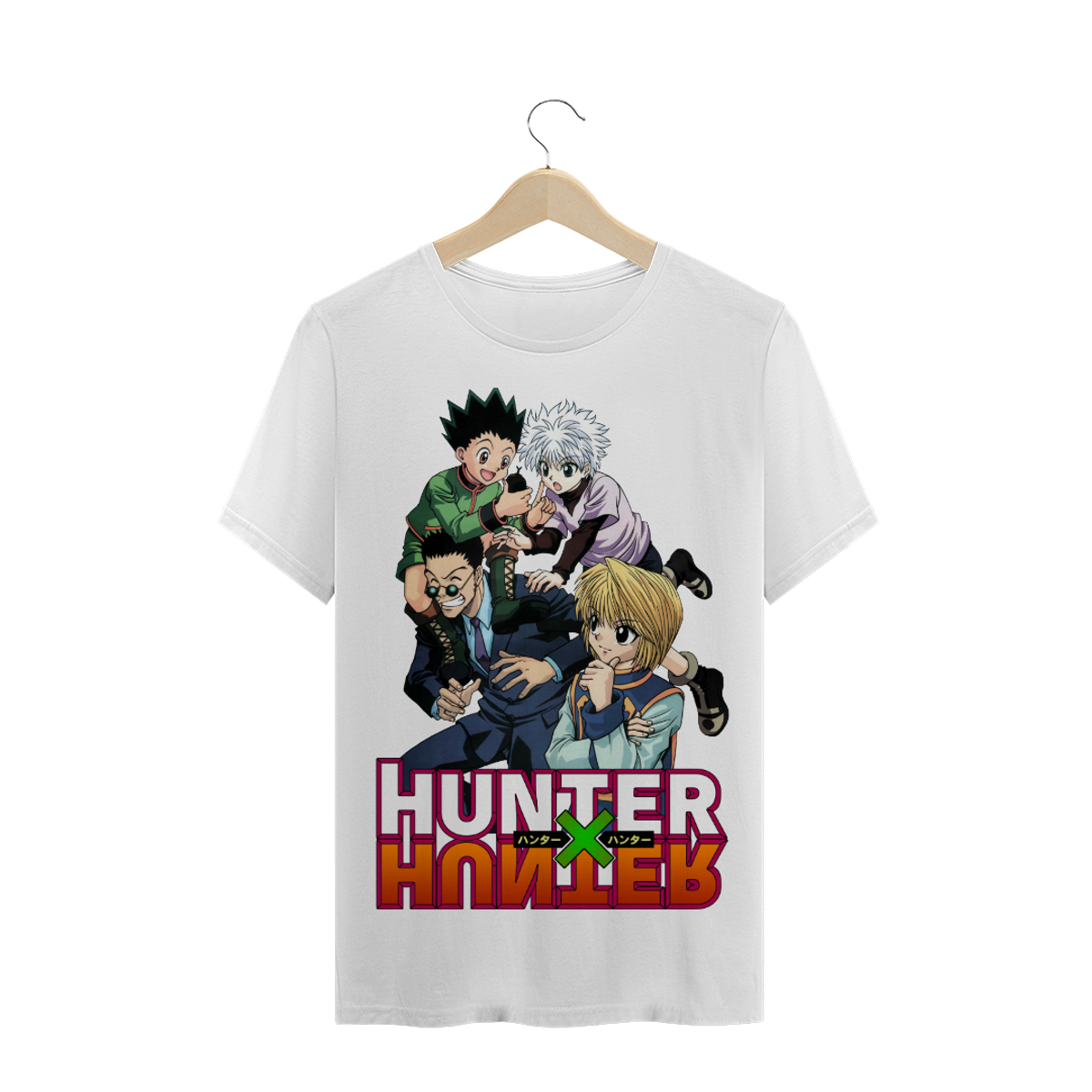 Nome do produtoCamisa Protagonistas Hunter x Hunter (Unissex)