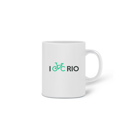 Nome do produto  Caneca de Cerâmica Branca I Bike Rio