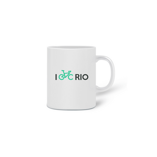 Nome do produtoCaneca de Cerâmica Branca I Bike Rio