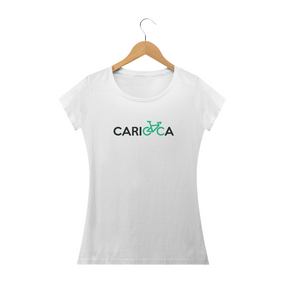 Nome do produto  Camiseta Feminina Carioca Branca