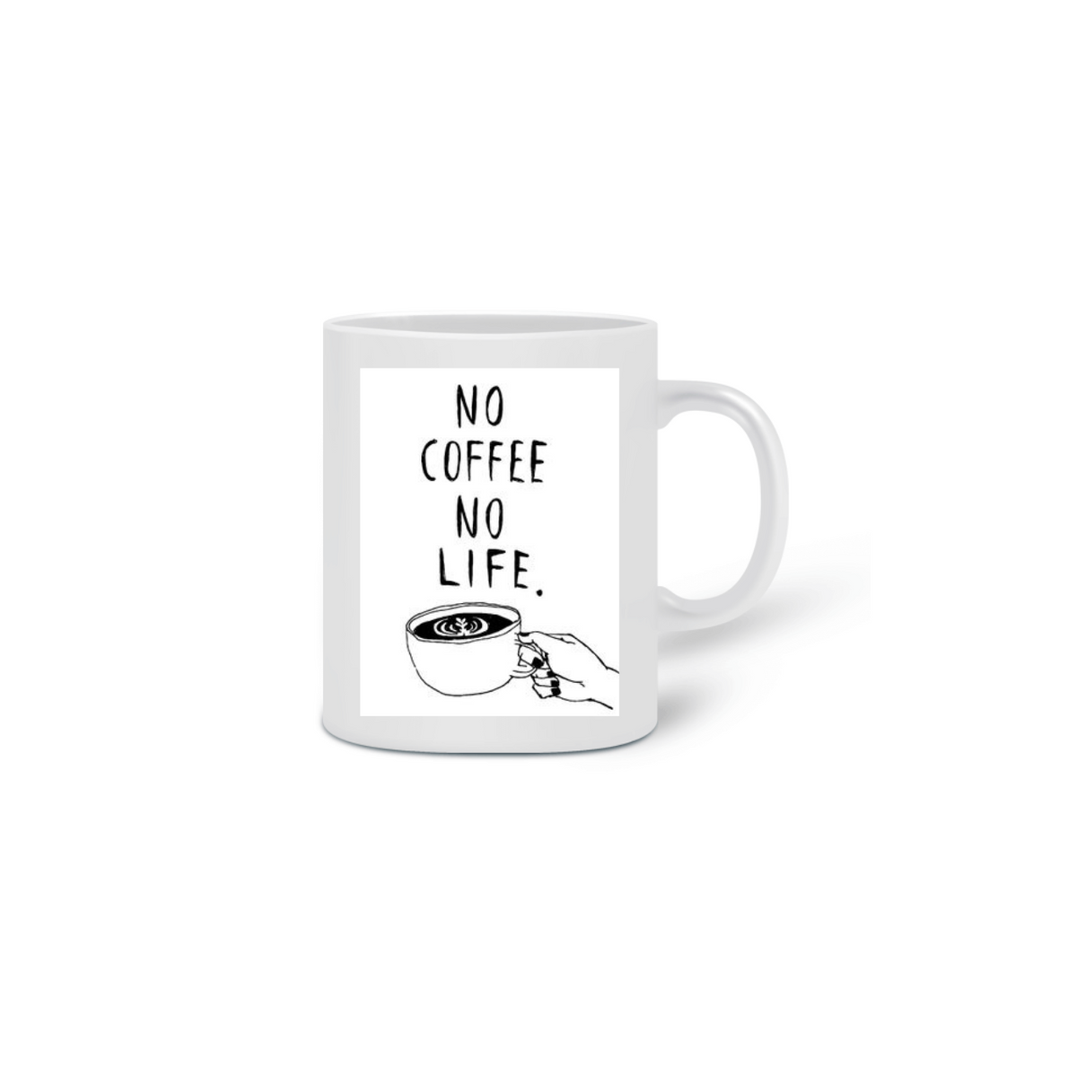 Nome do produtoCaneca No Coffee No Life Fortalecimento