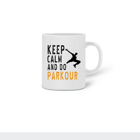 Caneca - Keep Calm and do Parkour