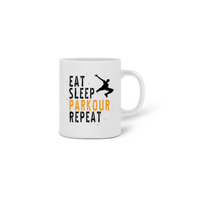 Caneca - Eat Sleep Parkour Repeat