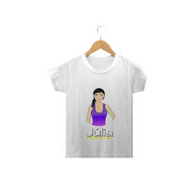 Camiseta infantil Júlia - Amiga Virtual