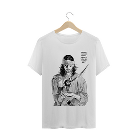 Camisa Miyamoto Musashi Vagabond (Branca) Unissex